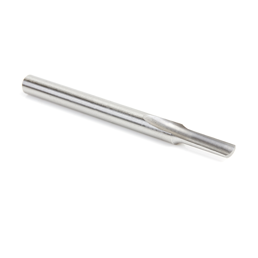 Amana HSS1502 HSS Single Straight 'O' Flute Plastic Cutting 3/16 Dia x 5/8 x 1/4 Inch Shank