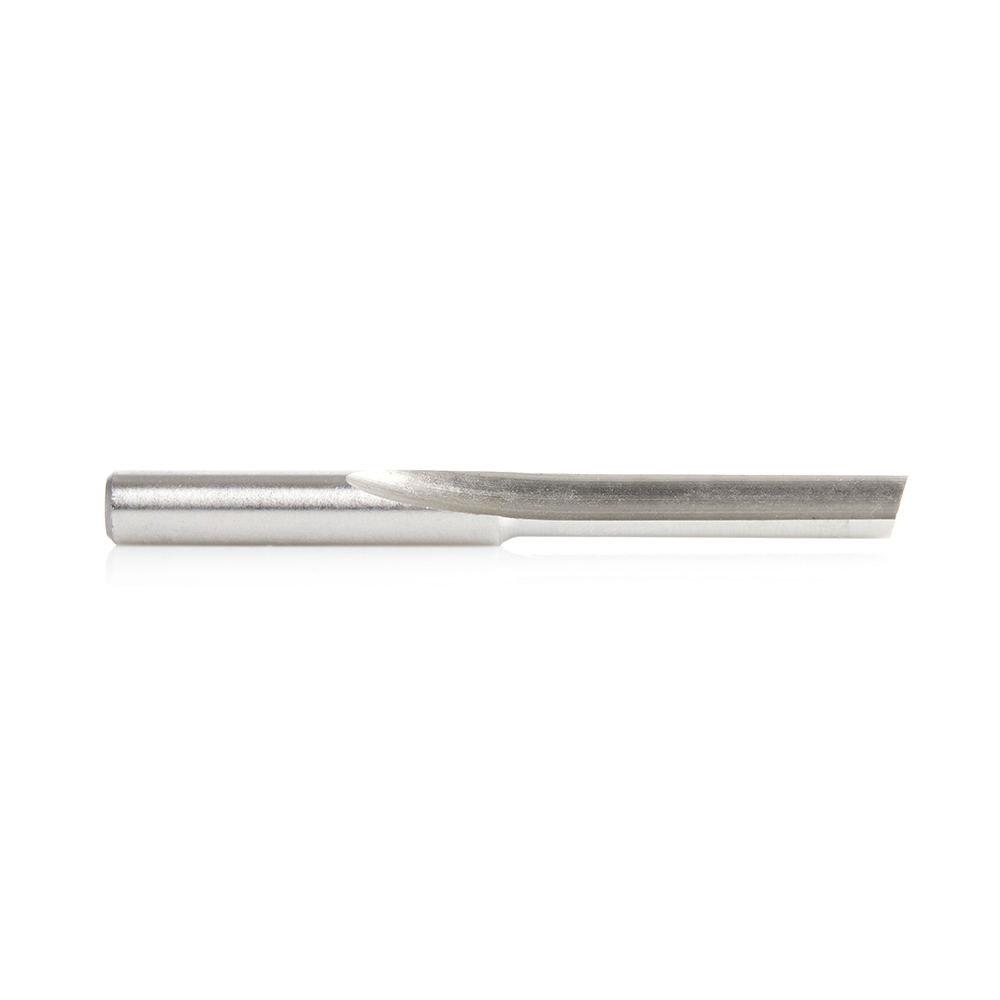 Amana HSS1508 HSS Single Straight 'O' Flute Plastic Cutting 1/4 Dia x 1-1/4 x 1/4 Inch Shank