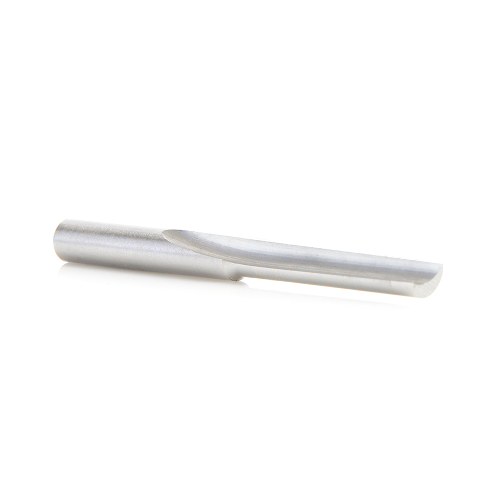 Amana HSS1508 HSS Single Straight 'O' Flute Plastic Cutting 1/4 Dia x 1-1/4 x 1/4 Inch Shank