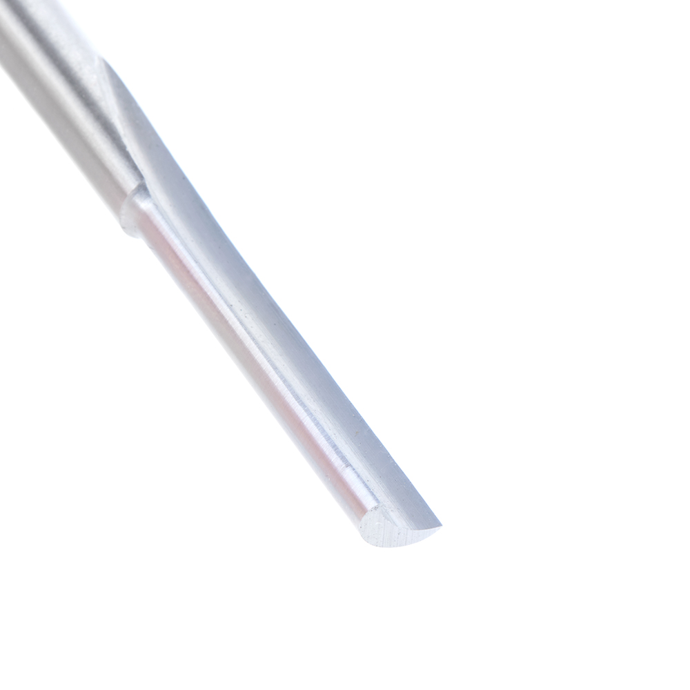 Amana HSS1508 HSS Single Straight 'O' Flute Plastic Cutting 1/4 Dia x 1-1/4 x 1/4 Inch Shank