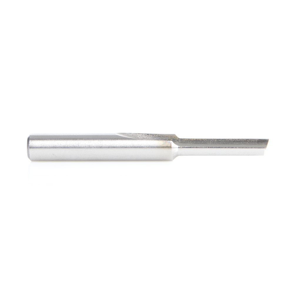 Amana HSS1509 HSS Single Straight 'O' Flute Plastic Cutting 3/16 Dia x 3/4 x 1/4 Inch Shank