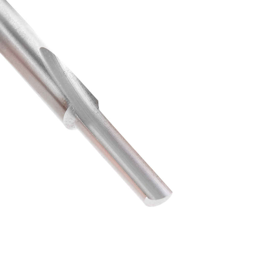 Amana HSS1509 HSS Single Straight 'O' Flute Plastic Cutting 3/16 Dia x 3/4 x 1/4 Inch Shank