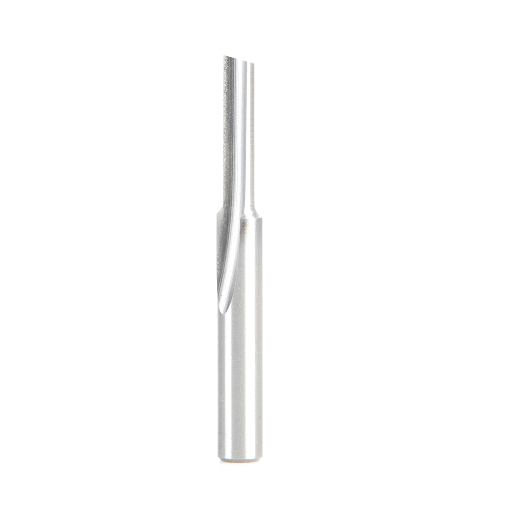 Amana HSS1509 HSS Single Straight 'O' Flute Plastic Cutting 3/16 Dia x 3/4 x 1/4 Inch Shank