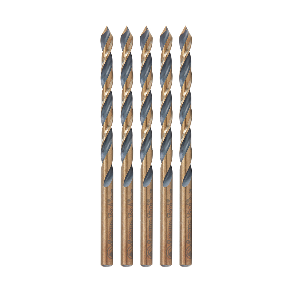Amana HSS1522 5 Pack High Speed Steel (HSS) Plastic 3/16 Dia x 2-1/8 x 3/16 Shank Drill