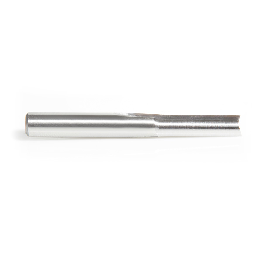 Amana HSS1601 HSS Double Straight 'O' Flute Plastic Cutting 1/4 Dia x 3/4 x 1/4 Inch Shank