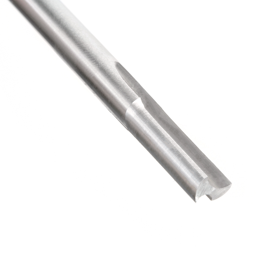 Amana HSS1603 HSS Double Straight 'O' Flute Plastic Cutting 1/4 Dia x 3/4 x 1/4 Inch Shank