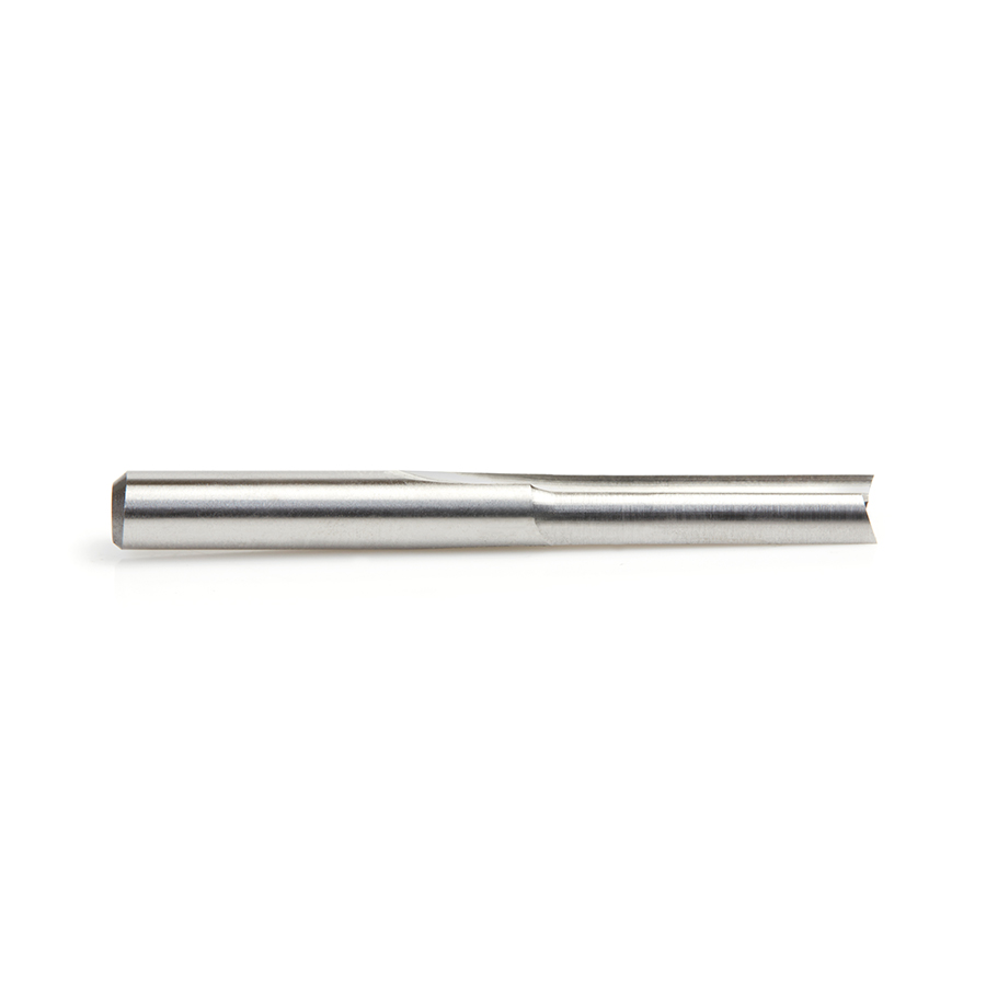 Amana HSS1604 HSS Double Straight 'O' Flute Plastic Cutting 1/4 Dia x 1 x 1/4 Inch Shank