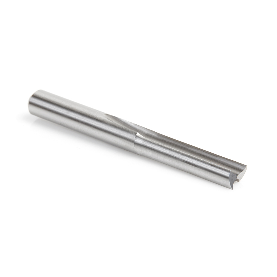 Amana HSS1604 HSS Double Straight 'O' Flute Plastic Cutting 1/4 Dia x 1 x 1/4 Inch Shank