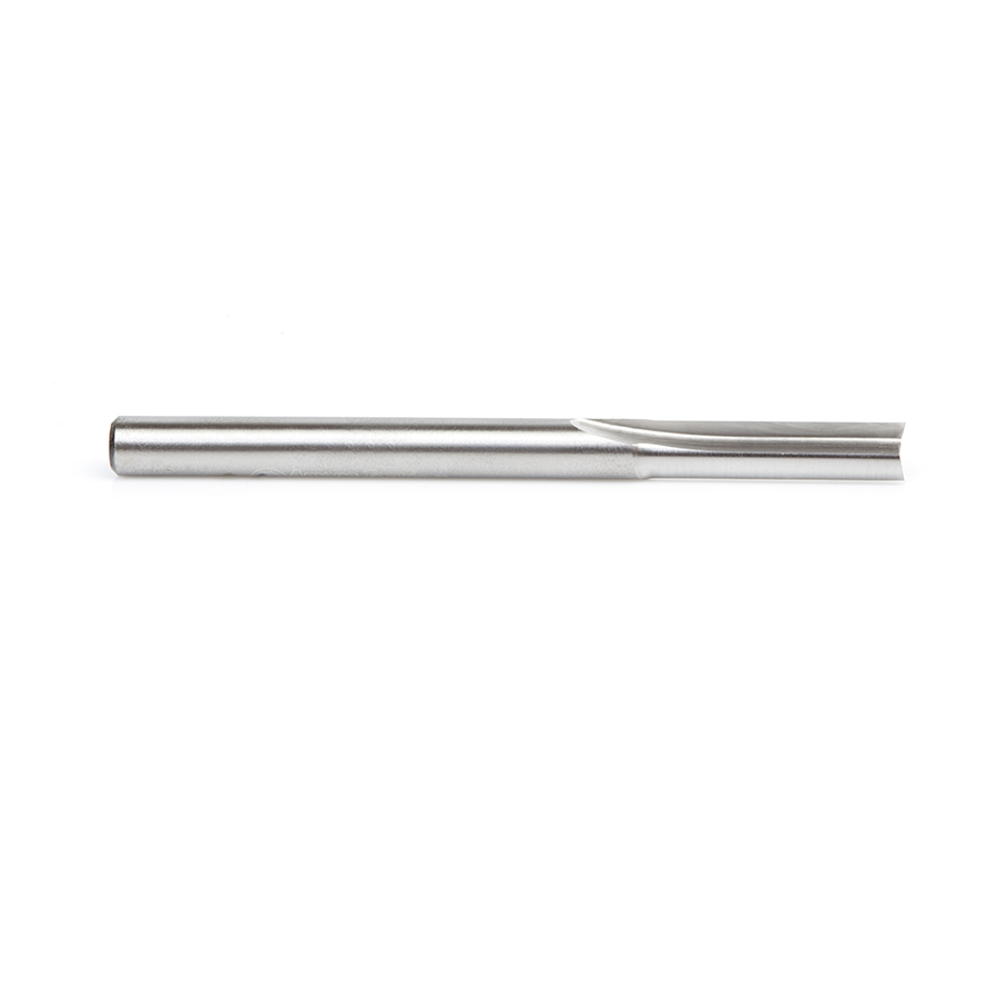 Amana HSS1611 High Speed Steel (HSS) Foam Cutting Straight V-Flute 1/4 Dia x 1 x 1/4 Shank Router Bit