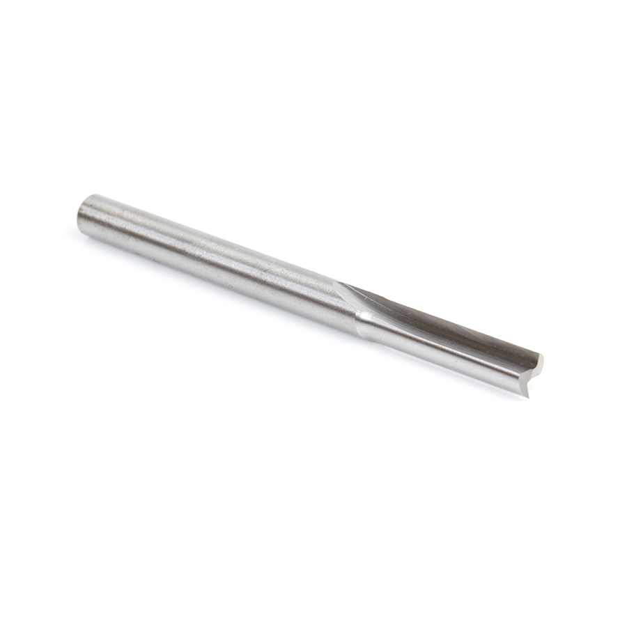 Amana HSS1611 High Speed Steel (HSS) Foam Cutting Straight V-Flute 1/4 Dia x 1 x 1/4 Shank Router Bit