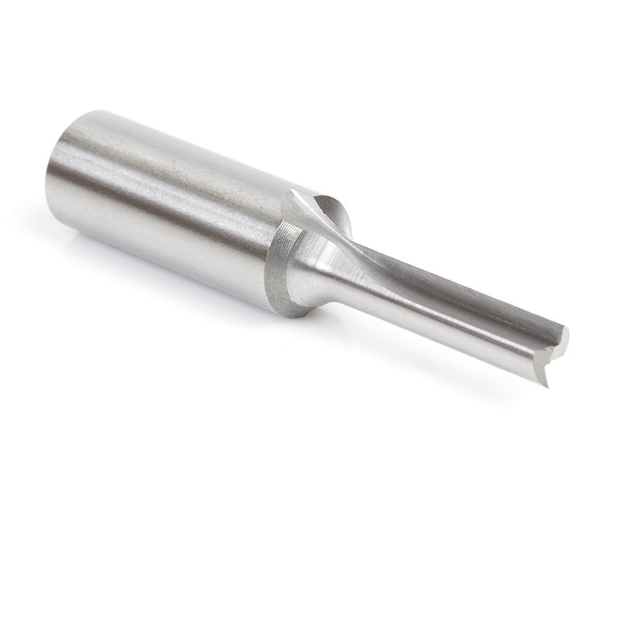 Amana HSS1612 High Speed Steel (HSS) Foam Cutting Straight V-Flute 1/4 Dia x 1 x 1/2 Shank Router Bit