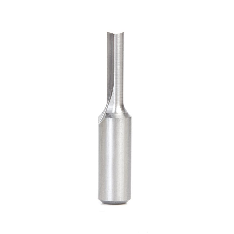 Amana HSS1612 High Speed Steel (HSS) Foam Cutting Straight V-Flute 1/4 Dia x 1 x 1/2 Shank Router Bit