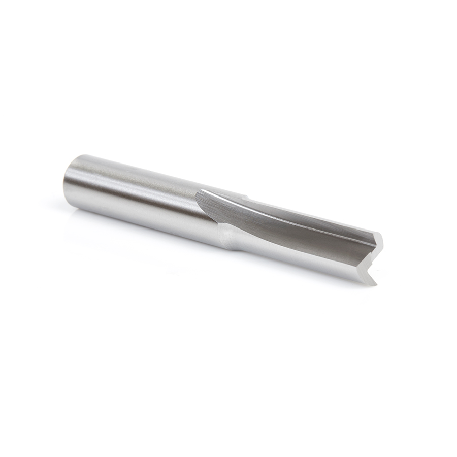 Amana HSS1613 High Speed Steel (HSS) Foam Cutting Straight V-Flute 3/8 Dia x 1 x 3/8 Shank Router Bit