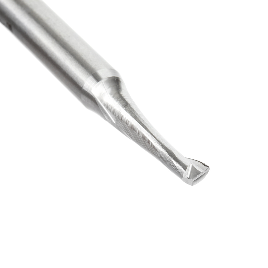 Amana HSS1621 High Speed Steel (HSS) Single Flute Spiral Aluminum Cutting 3/16 Dia x 5/8 x 1/4 Inch Shank Up-Cut Router Bit
