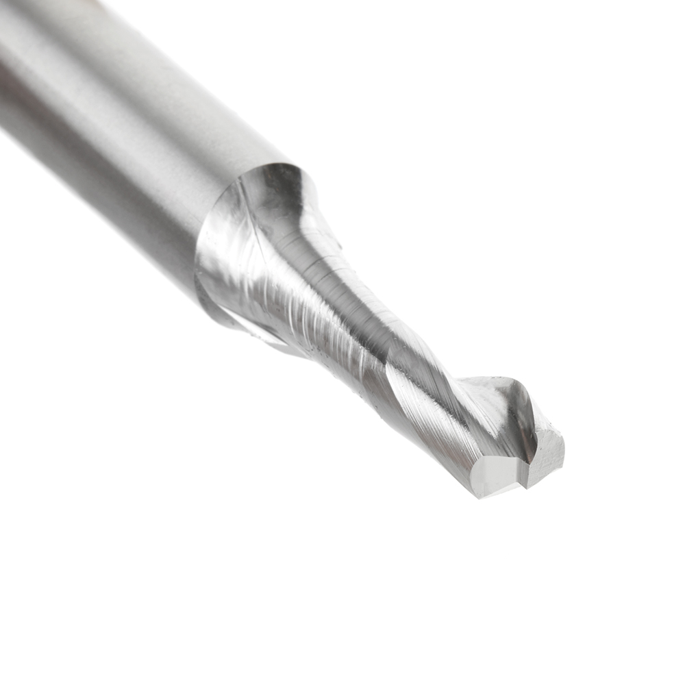 Amana HSS1627 High Speed Steel (HSS) Single Flute Spiral Aluminum Cutting 3/8 Dia x 1 x 1/2 Inch Shank Up-Cut Router Bit