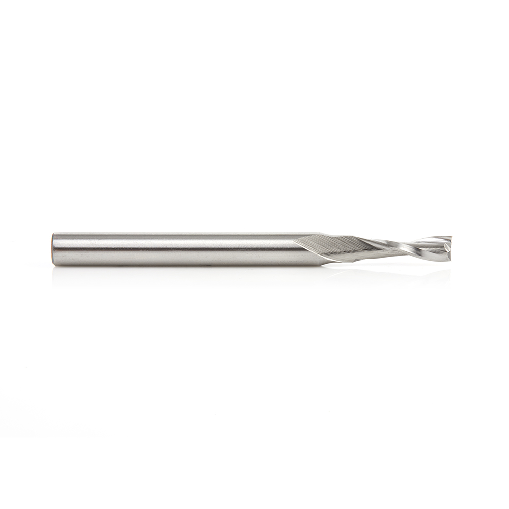 Amana HSS1631 High Speed Steel (HSS) Double Flute Spiral Aluminum Cutting 3/16 Dia x 5/8 x 1/4 Inch Shank Up-Cut Router Bit
