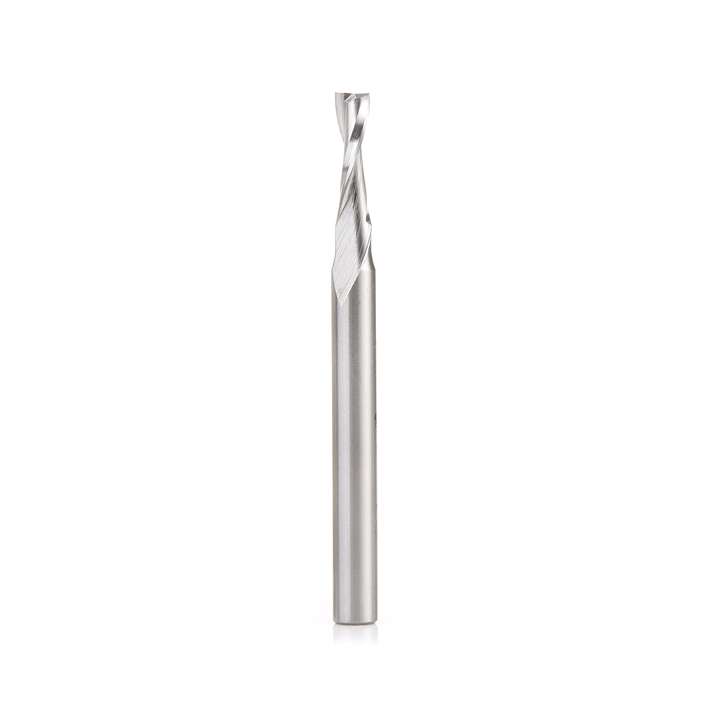 Amana HSS1631 High Speed Steel (HSS) Double Flute Spiral Aluminum Cutting 3/16 Dia x 5/8 x 1/4 Inch Shank Up-Cut Router Bit