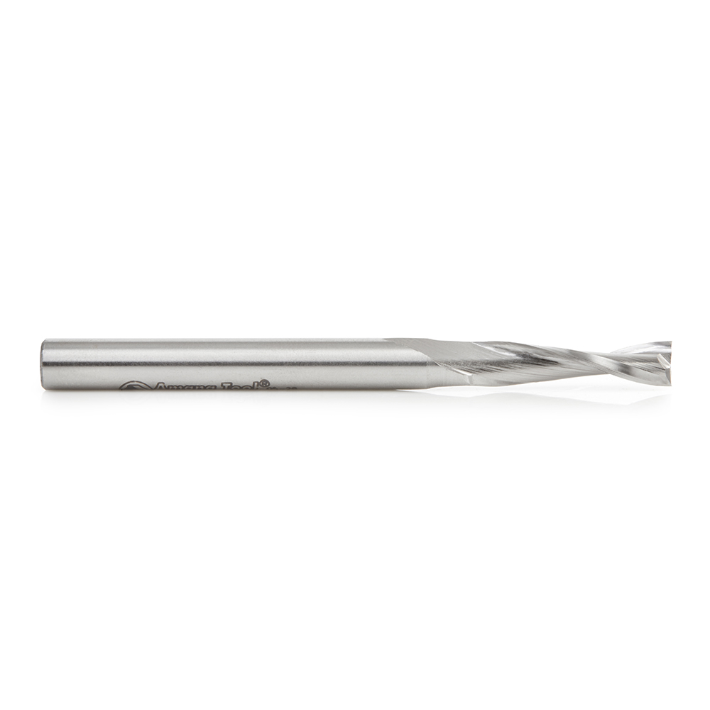 Amana HSS1632 High Speed Steel (HSS) Double Flute Spiral Aluminum Cutting 7/32 Dia x 7/8 x 1/4 Inch Shank Up-Cut Router Bit