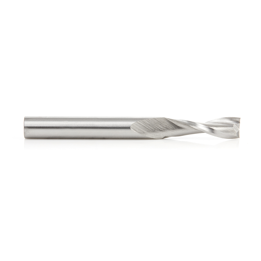 Amana HSS1639 High Speed Steel (HSS) Double Flute Spiral Aluminum Cutting 5/16 Dia x 1 x 5/16 Inch Shank Up-Cut Router Bit