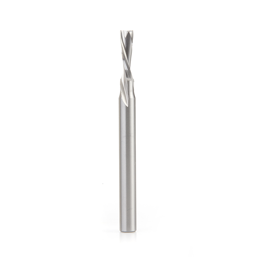 Amana HSS1651 High Speed Steel (HSS) Double Flute Spiral Aluminum Cutting 3/16 Dia x 5/8 x 1/4 Inch Shank Down-Cut Router Bit