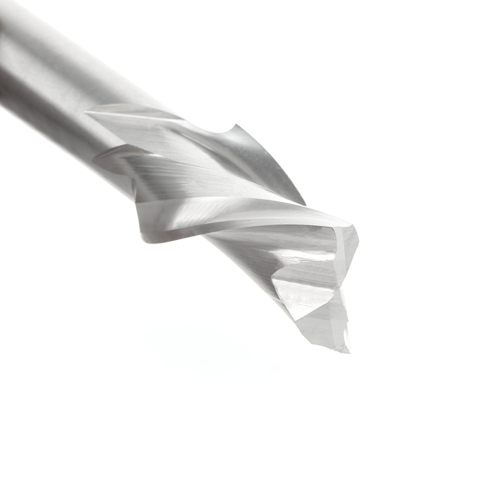 Amana HSS1663 High Speed Steel (HSS) Double Flute Spiral Aluminum Cutting 3/4 Dia x 1-1/4 x 1/2 Inch Shank Down-Cut Router Bit