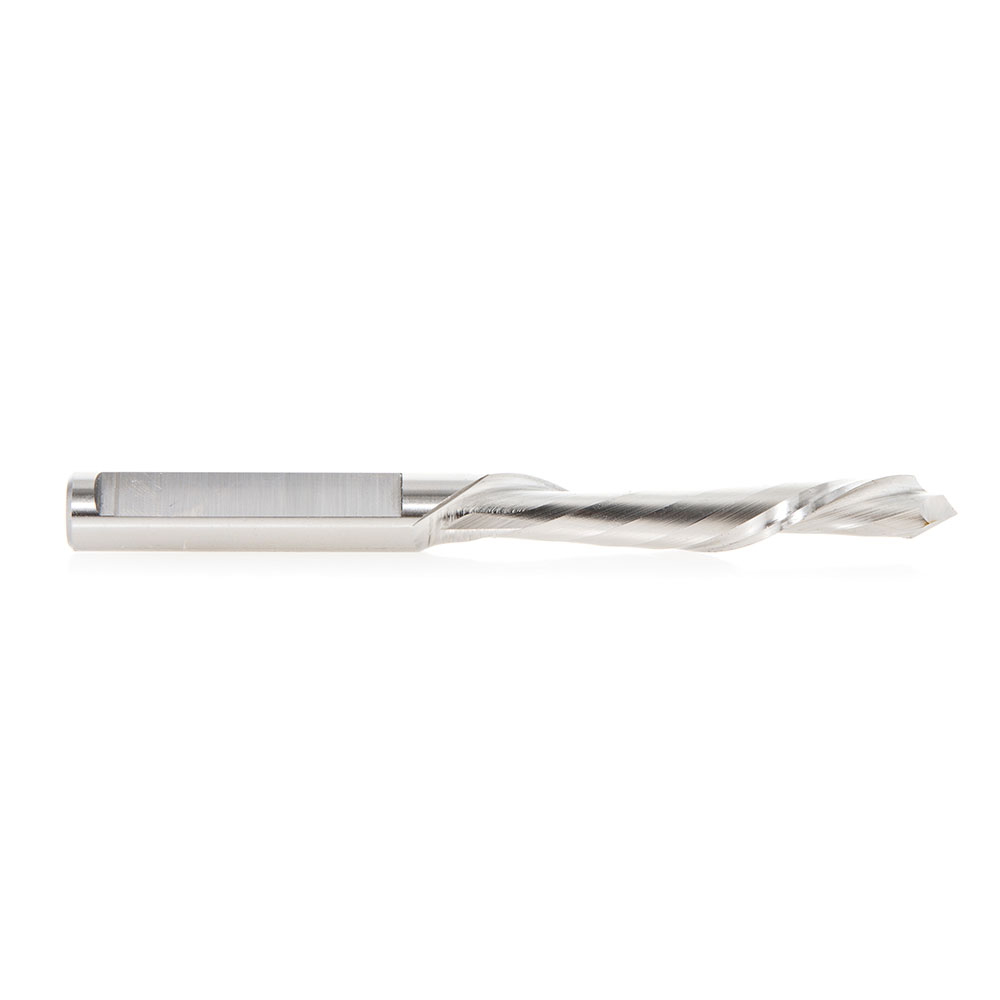 Amana HSS1707 High Speed Steel (HSS) 32° Helix 1/2 Dia x 2-1/2 x 1/2 Shank Single Flute Down-Cut Steel Door Bit