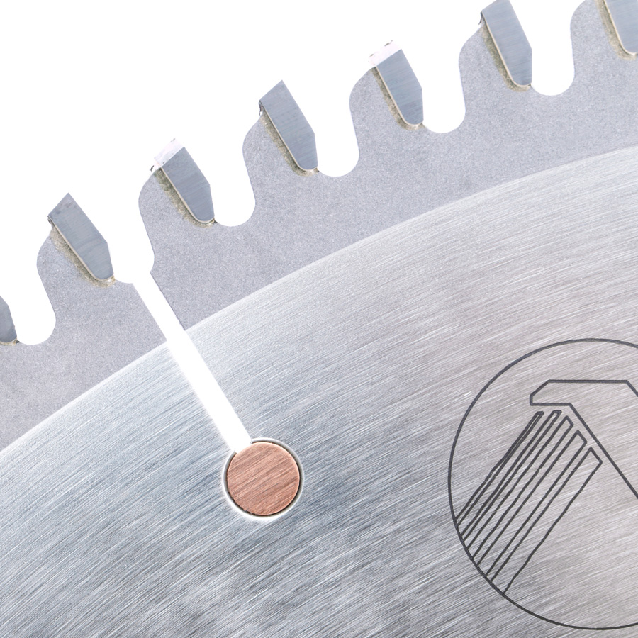 Amana MB14108 Carbide Tipped Double-Face Melamine 14 Inch Dia x 108T H-ATB, -6 Deg, 1 Inch Bore