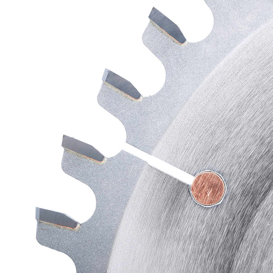 Amana MB220T420 Carbide Tipped Double-Face Melamine 220mm Dia x 42T H-ATB, -6 Deg, 30mm Bore