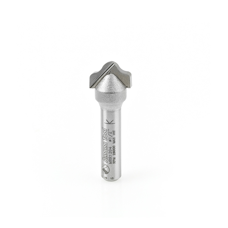Amana MRR1204 Carbide Tipped Miniature Plunge Ogee 3/32 Radius x 1/2 Dia x 5/16 x 1/4 Inch Shank