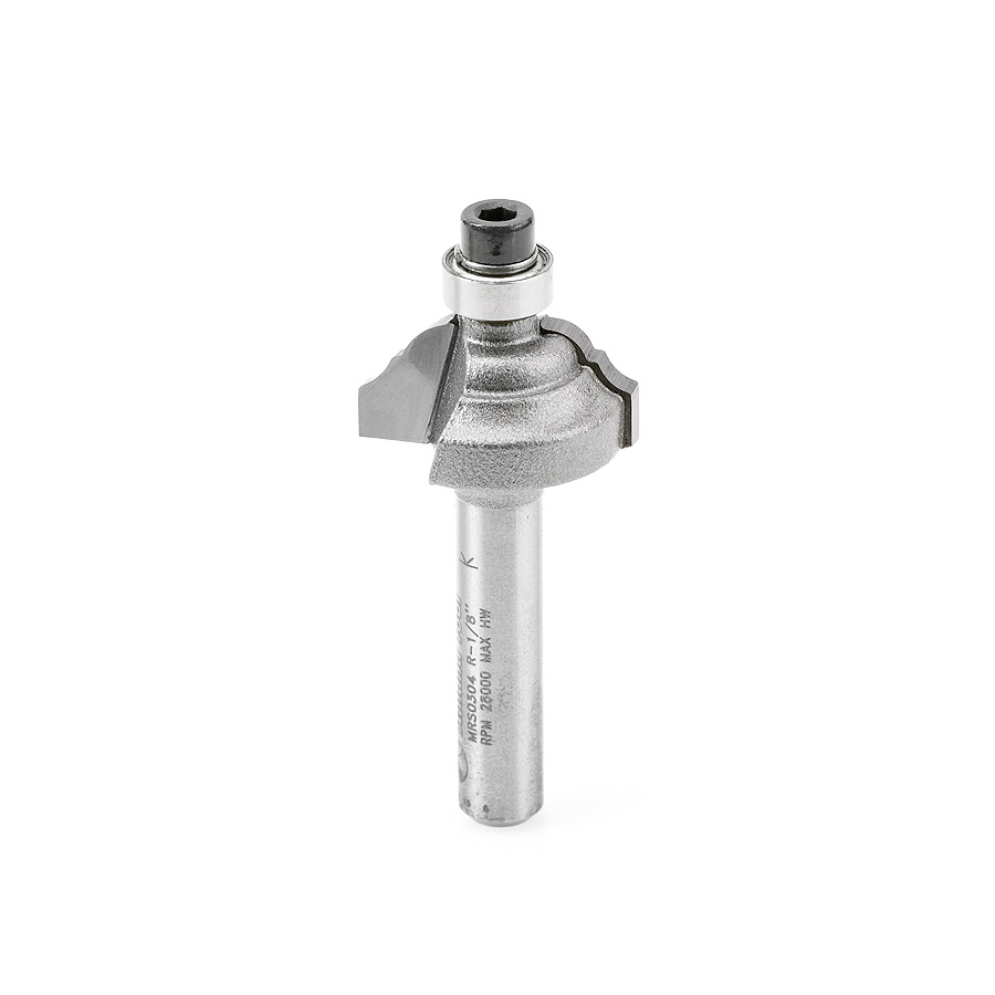 Amana MRS0304 Carbide Tipped Miniature Classical Ogee 1/8 Radius x 25/32 Dia x 3/8 x 1/4 Inch Shank