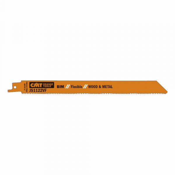 CMT JS1122VF-5 - 5 RECIP SAW BLADES FOR WOOD/METALS (BIM) 9"x10-14TPI