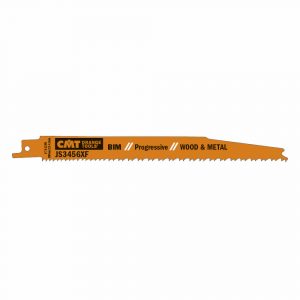 CMT JS3456XF-20 - 20 RECIP SAW BLADES FOR WOOD/METALS (BIM) 8"x6-12TPI