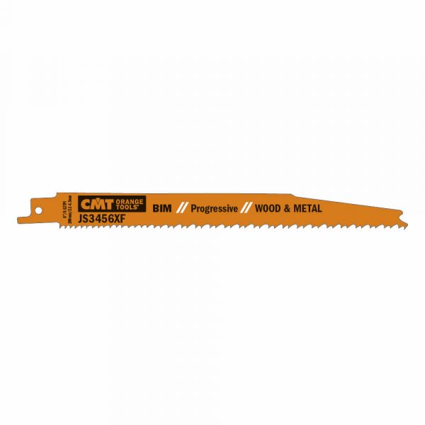 CMT JS3456XF-5 - 5 RECIP SAW BLADES FOR WOOD/METALS (BIM) 8"x6-12TPI