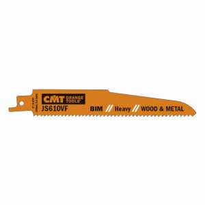 CMT JS610VF-5 - 5 RECIP SAW BLADES FOR WOOD/METALS (BIM) 6"x5-8TPI
