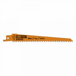 CMT JS644D-5 - 5 RECIP SAW BLADES FOR WOOD (HCS) 6"x6TPI