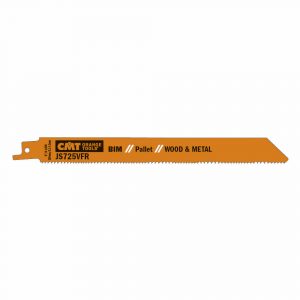 CMT JS725VFR-20 - 20 RECIP SAW BLADES FOR WOOD/METALS (BIM) 8"x8-12TPI