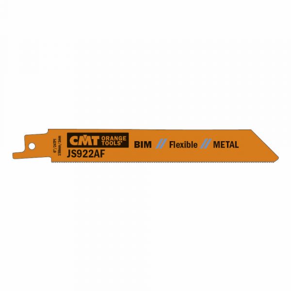 CMT JS922AF-5 - 5 RECIP SAW BLADES FOR METALS (BIM) 6"x24TPI