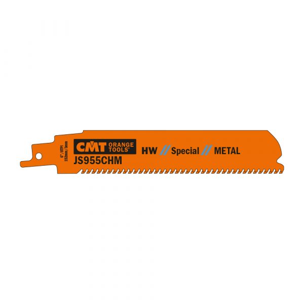 CMT JS955CHM-3 - 3 RECIP CARBIDE BLADES 6"x 8TPI FOR METAL