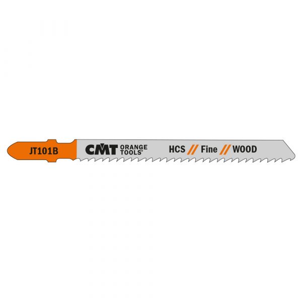 CMT JT101B-25 - 25 JIG SAW BLADES HCS 4"x10TPI (WOOD/STRAIGHT/FINE)
