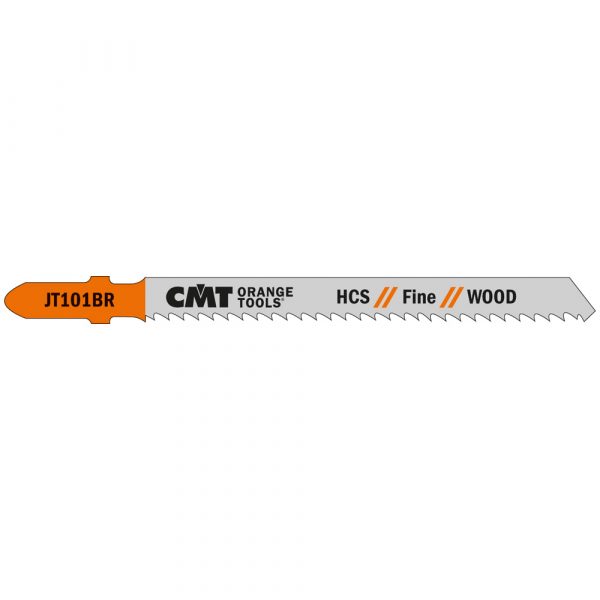CMT JT101BR-5 - 5 JIG SAW BLADES HCS 4"x10TPI (WOOD/STRAIGHT/FINE)