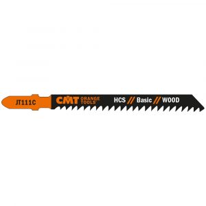 CMT JT111C-5 - 5 JIG SAW BLADES HCS 4"x8TPI (WOOD/STRAIGHT/COARSE)