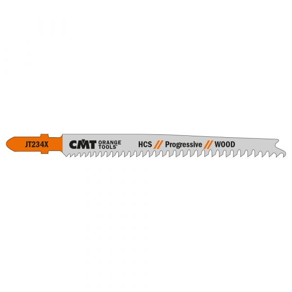 CMT JT234X-5 - 5 JIG SAW BLADES HCS 4-1/2"x8-12TPI (WOOD/THIN/THICK)