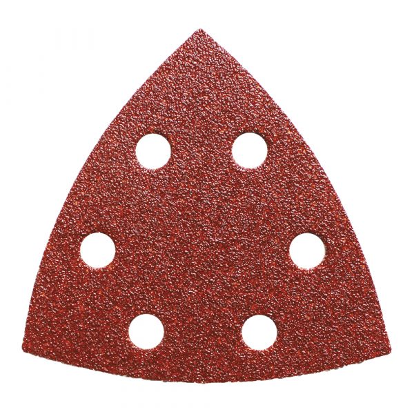 CMT OMA30240-X10 - 3-5/8" ALUMINIUM-OXIDE DELTA SANDPAPER FOR WOOD, PERFORATED