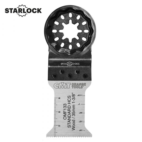CMT OMF133-X1 - 1-3/8" HCS PLUNGE AND FLUSH-CUT FOR WOOD SL