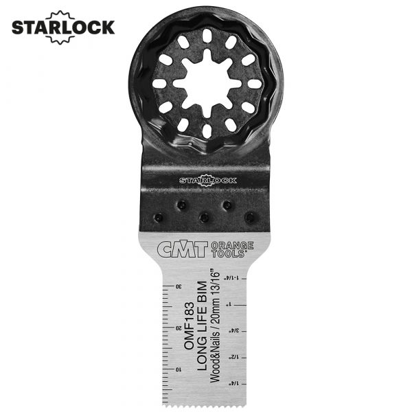 CMT OMF183-X5 - 13/16" BIM PLUNGE AND FLUSH-CUT FOR WOOD AND NAILS. LONG LIFE SL