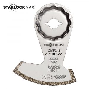 CMT OMF243-X1 - 2-3/8" DIAMOND COATED EXTRA-LONG LIFE SEGMENT SAW BLADE SLM