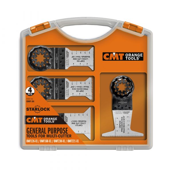CMT OMF-X4 - 4 PC OSCILLAMTING TOOLS SET