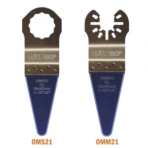 CMT OMS21-X5 - 1-1/8" SHARP CORNER SCRAPER FOR ALL MATERIALS