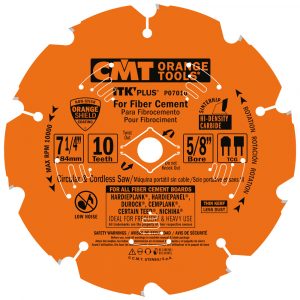 CMT P07010 - FIBERCEMENT BLADE 7-1/4"X10X5/8" (Clamshell)