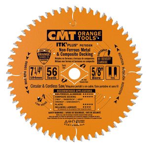 CMT P07056N - ITK-PLUS NON-FERROUS & TREX 7-1/4"x56x5/8"